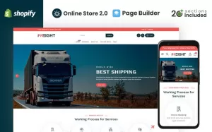 Freight - Transportation Shopify Theme - TemplateMonster