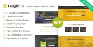 FreightCo  Transportation & Warehousing Shipping WordPress Theme