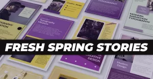 Fresh Spring Stories Premiere Pro Template - TemplateMonster