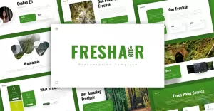 Freshair Environment Presentation PowerPoint Template