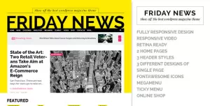Friday News - HTML5 template