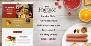 Frokost - Restaurant / Cafe One Page HTML5