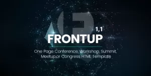FrontUp - Conference & Event HTML5 Landing Page Template