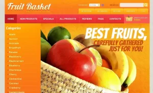 Fruit Basket ZenCart Template