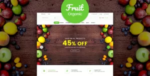 Fruit Shop - Organic Food Responsive Magento 2 Theme
