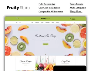 Fruity - Fruit Store OpenCart Template - TemplateMonster