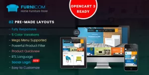 Furnicom - Responsive Multipurpose OpenCart 3 & 2.x Theme