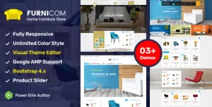 Furnicom - The Interior, Architecture and Furniture BigCommerce Theme