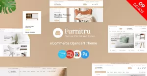 Furnitru - Furniture Store OpenCart Theme - TemplateMonster