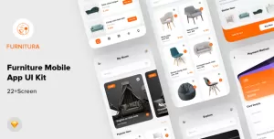 FURNITURA - Furniture Mobile App UI Kit For Sketch