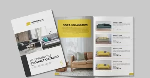 Furniture catalog design or Product catalog - TemplateMonster