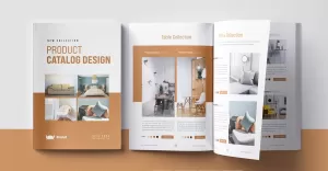 Furniture catalog template design