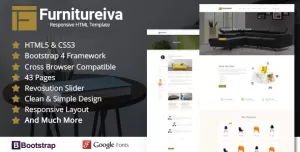 Furnitureiva - Responsive Furniture HTML Template