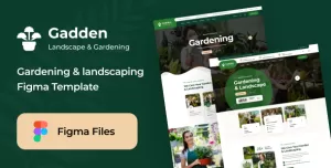 Gadden - Garden & Landscaping Figma Template