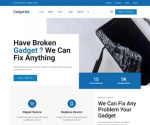 GadgetFIX - Gadget, Smartphone & Laptop Repair Services Template Kit