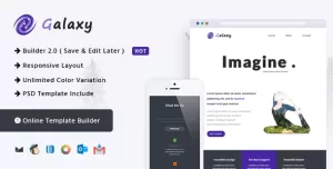 Galaxy - Responsive Email + Online Builder