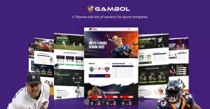 Gambol - Multipurpose Sport HTML5 Website Template