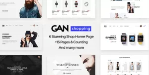GAN - Ultimate Shopping eCommerce PSD Template