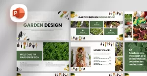 Garden Design Company PowerPoint Template - TemplateMonster