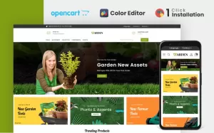 Garden Tools Store OpenCart Template - TemplateMonster
