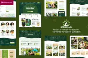Gardenary - Lawn Garden Care Services Elementor Template Kit
