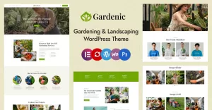 Gardenic - Landscape Gardening Elementor WordPress Theme