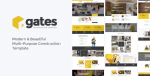 Gates - Multi-Purpose Construction Drupal Theme