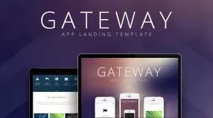 Gateway - One Page App Landing Template