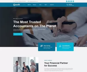 Gaudit - Accounting Firm Elementor Template Kit