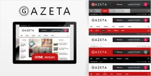 Gazeta 2 - Responsive News HTML Template