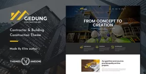 Gedung  Contractor & Building Construction Theme