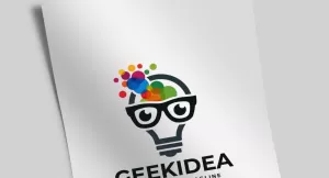 Geek Idea Logo Template