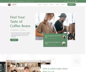 Gekopi - Coffee Shop Blog Elementor Template Kit