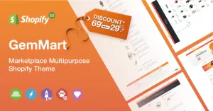 GemMart - Marketplace Multipurpose Shopify Theme