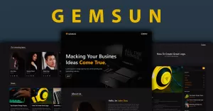 Gemsun -  Creative Portfolio HTML Template - TemplateMonster