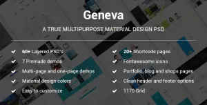 Geneva - A True Multipurpose Material Design