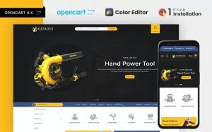 Genious Power Tools OpenCart Template - TemplateMonster