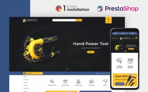 Genious Power Tools PrestaShop Theme - TemplateMonster