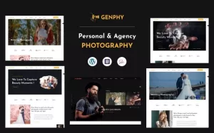 Genphy - Photography WordPress Theme - TemplateMonster