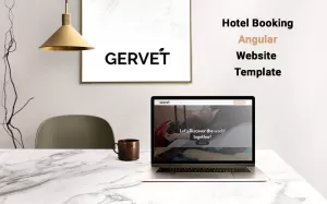 Gervet - Hotel Booking Angular Template - TemplateMonster