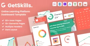 GetSkills  Online Learning Admin Dashboard Template