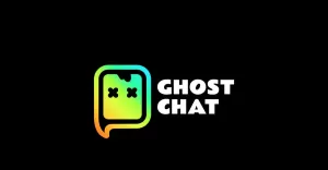 Ghost Chat Gradient Colorful Logo