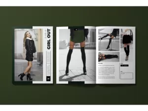 Girl Out Magazine Template