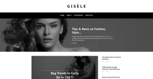 Gisele - Fashion & Lifestyle Blog WordPress Theme