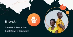 Givest - Donation Website Template for charity foundation