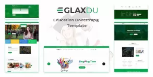 Glaxdu - Institute Website Template for Education