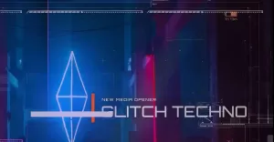 Glitch Techno Media Opener