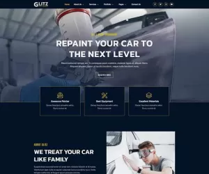 Glitz - Car Painting & Restoration Elementor Template Kit