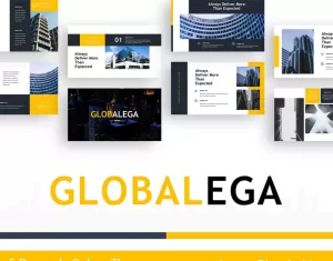 Globalega - Creative Building PowerPoint template
