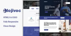 Glojivoc - Multipurpose Business Consulting and Professional Services HTML5 Bootstrap4 Responsive Te